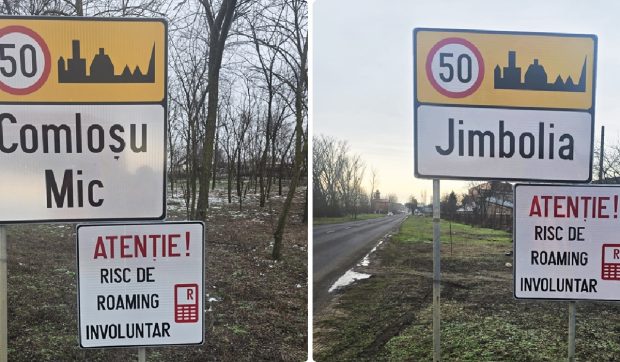 Un nou indicator rutier a apărut în România, care îi anunță pe șoferi că facturile la telefon se pot majora involuntar