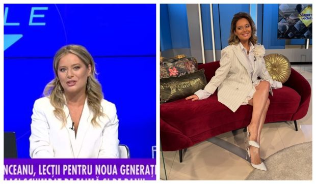 Imagine Stire Laura Cosoi, în locul Geaninei Ilieș, la pupitrul știrilor Antena Stars. „Bună dimineața! Nu este o iluzie optică” | 2review.ro