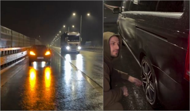 Imagine Stire Ce au pățit șoferii care au intrat seara de pe A2 pe A0: „Nu pot să cred. Pentru ce plătim taxe?”. Oana Radu a povestit totul pe Instagram | 2review.ro