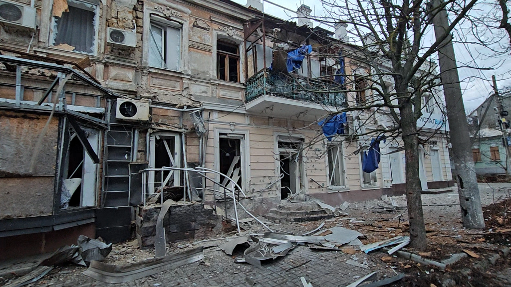 Case distruse de dronele rusesti in Herson