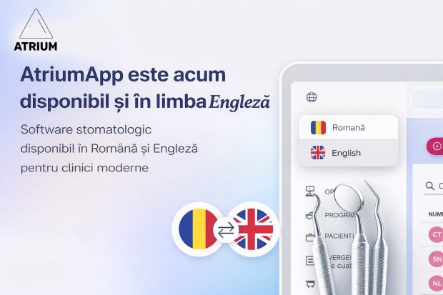 Software românesc pentru clinici stomatologice face pasul spre internaționalizare și introduce limba engleză în platformă