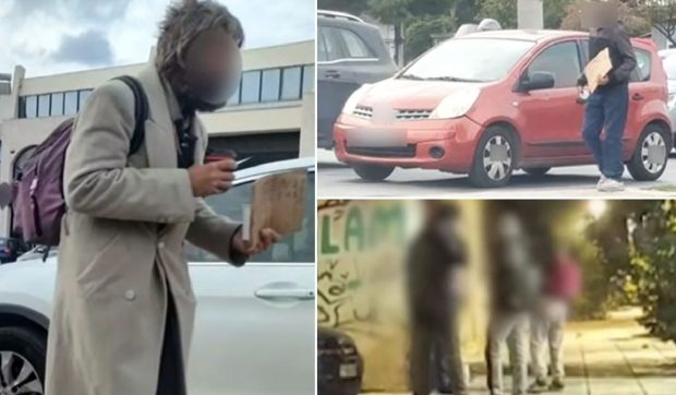 12 bărbați români ademeniți cu locuri de muncă în străinătate au fost puși să cerșească la semafoare, pe străzile din Atena