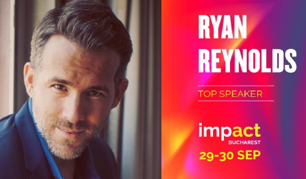 Ryan Reynolds vine la IMPACT Bucharest 2026, unde este speaker de top
