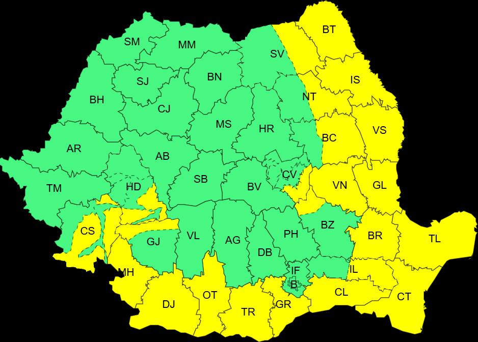 Iarna friguroasă revine în toată țara: județele în care se răcește chiar din 15 februarie