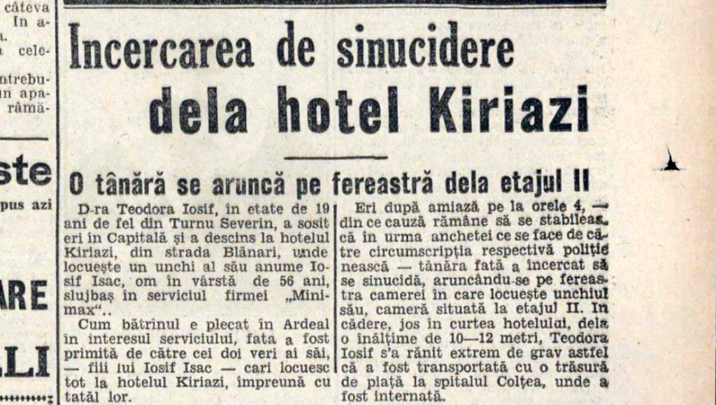 Ziarul „Dimineața”, din 26 noiembrie 1931