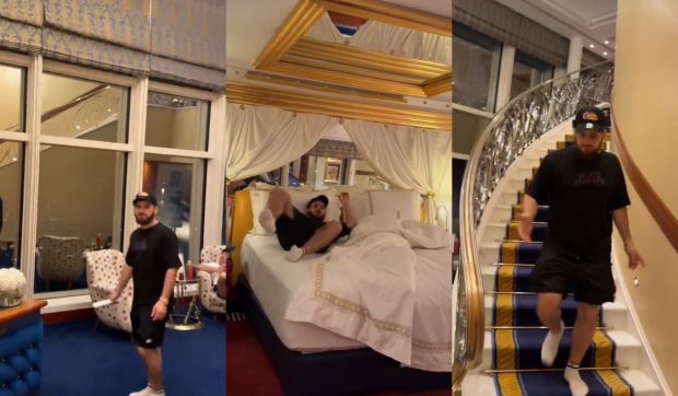 Un vlogger român s-a cazat la Burj al Arab și a făcut turul camerei de peste două mii de euro: „Să fie totul de aur”