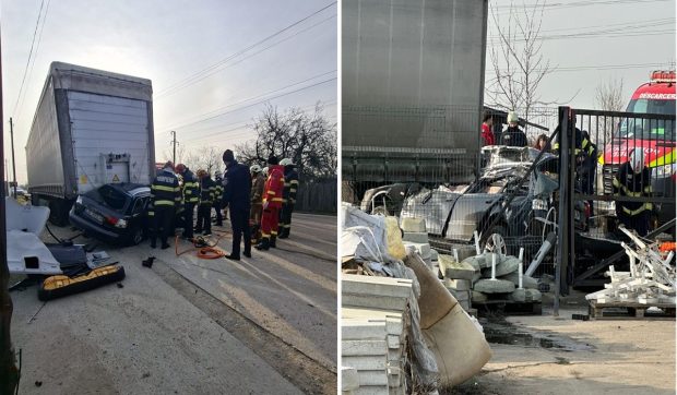 O tânără de 19 ani din Ploiești a murit pe loc după ce a intrat cu mașina sub o remorcă