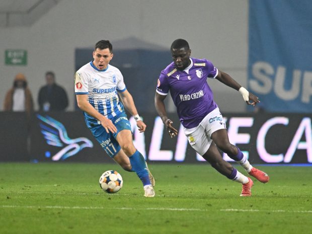 Superliga: Universitatea Craiova învinge la Mioveni și face un pas mare spre câștigarea titlului