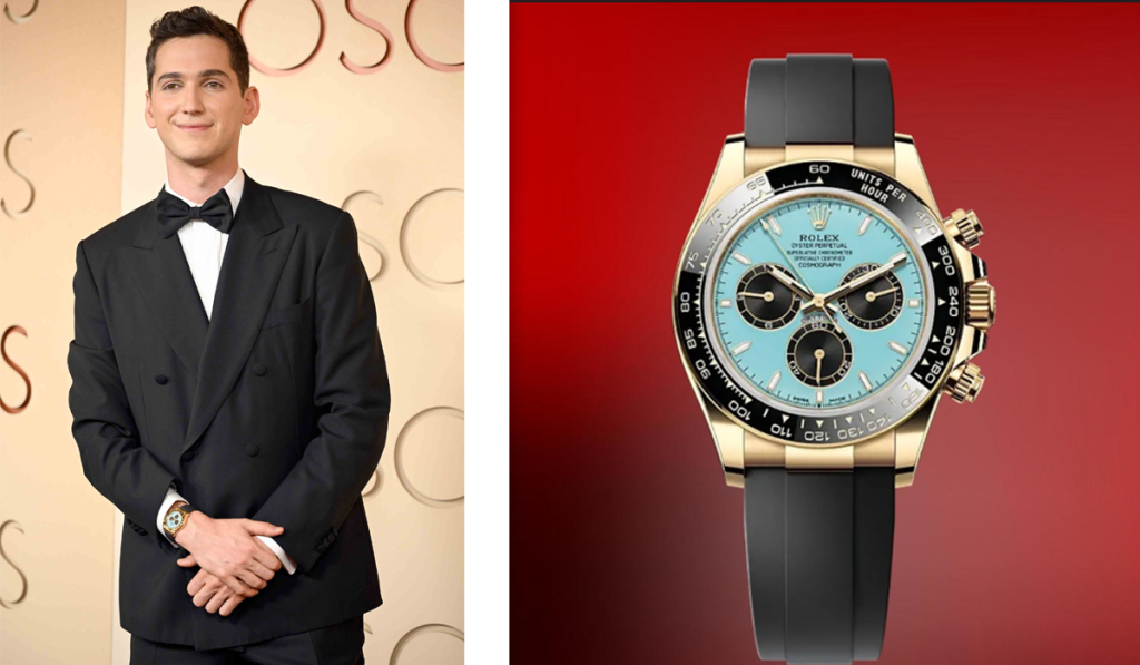 Matt Friend a purtat un ceas Rolex Cosmograph Dayton. Foto: Hepta