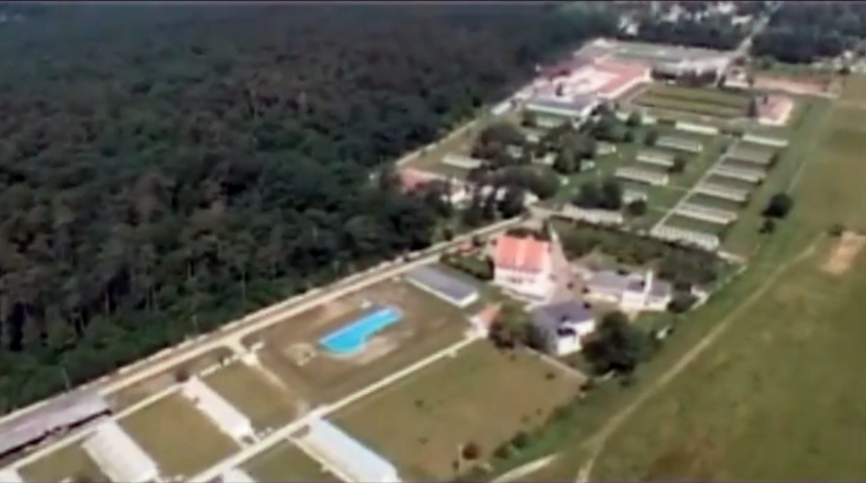 Centrul Chinologic văzut din elicopter