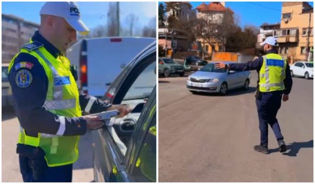 160 de șoferi din București, prinși într-o singură zi că nu purtau centura de siguranță