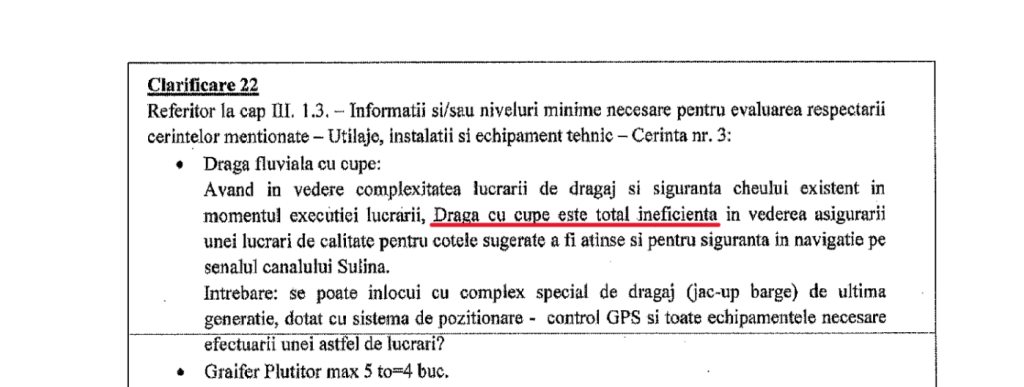 Afaceri controversate în Portul Sulina. Mai multe criterii tehnice veneau „mănușă” singurei firme care s-a înscris, cu câteva luni înainte să înceapă licitația