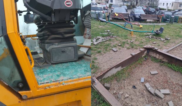 Primarul din Ploiești se plânge pe Facebook că vandalii au distrus utilaje de muncă și un teren de joacă: „Pe mine mă doare”