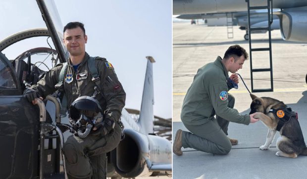 Căpitanul Octavian Palferenț, pilot de F-16, a murit înecat în timp ce încerca să salveze un câine căzut într-un bazin cu apă