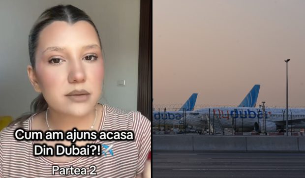 O româncă povestește cât de greu i-a fost să se întoarcă din Dubai la Iași, după ce compania i-a anulat zborul: „Am alergat de ne-au ieșit plămânii”