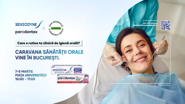 Haleon România aduce Caravana Sănătății Orale în orașul tău. O inițiativă dedicată prevenției, cu consultații gratuite și soluții personalizate