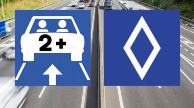 Ce înseamnă indicatorul rutier dreptunghi albastru cu un romb alb în mijloc, din cauza căruia poți primi 200 de euro amendă în Spania sau în Franța