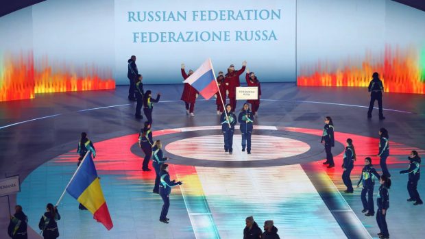 Steagul Rusiei, întâmpinat de tăcere la ceremonia de deschidere a Jocurilor Paralimpice 2026: „E un steag cu sânge. Ar trebui să fie coborât”
