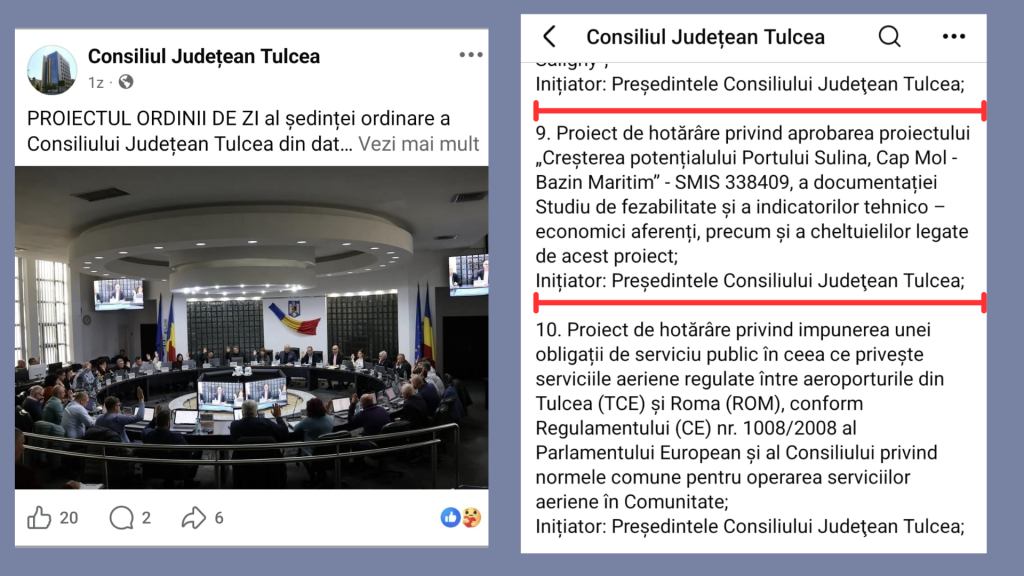 Afaceri controversate în Portul Sulina. Mai multe criterii tehnice veneau „mănușă” singurei firme care s-a înscris, cu câteva luni înainte să înceapă licitația
