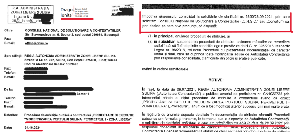 Afaceri controversate în Portul Sulina. Mai multe criterii tehnice veneau „mănușă” singurei firme care s-a înscris, cu câteva luni înainte să înceapă licitația