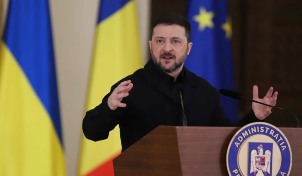 Volodimir Zelenski condamnă atacul dronei rusești în Galați și reafirmă sprijinul Ucrainei pentru România
