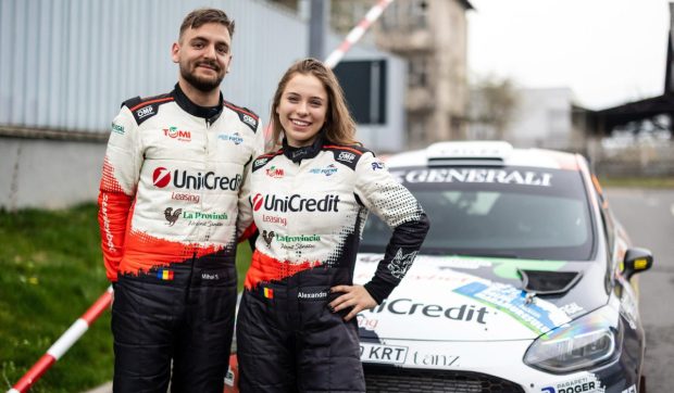 Alexandra Teslovan, debut remarcabil la 19 ani în Campionatul European de Raliuri