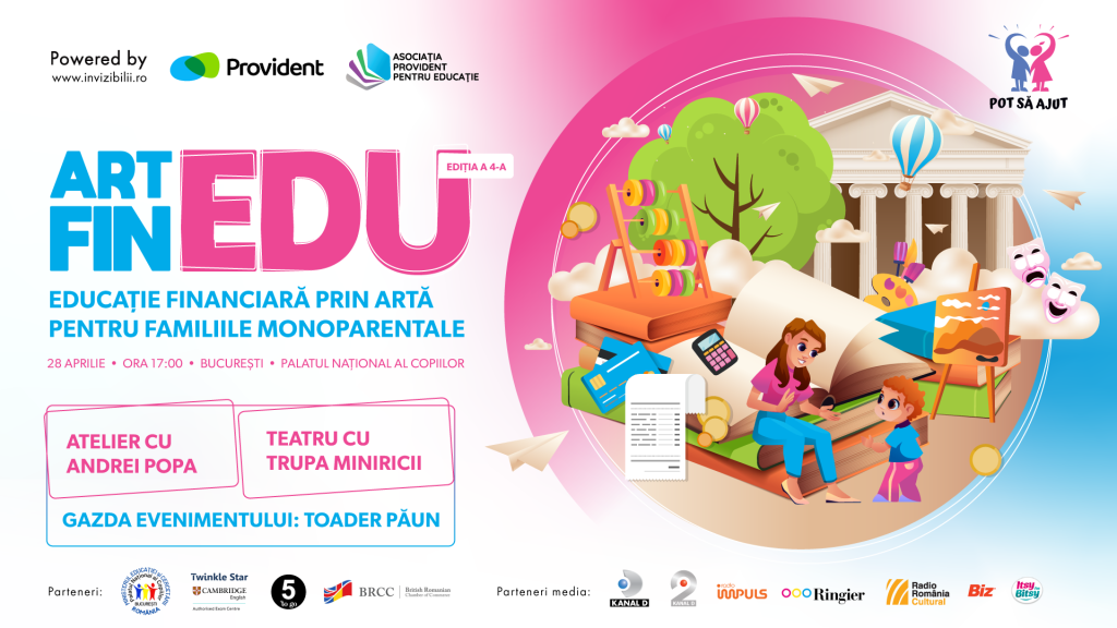 ArtFinEdu transformă educația financiară într-o experință interactivă pentru familiile monoparentale