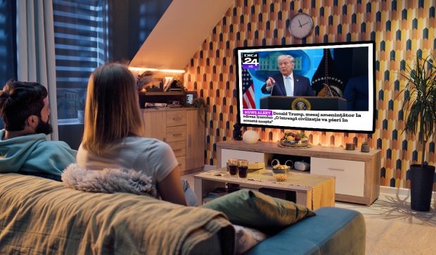 Cine s-a mai uitat la TV în prima lună a războiului din Iran? Antena 3 CNN, Digi24 și B1 TV au crescut, dar vremea a bătut televiziunile
