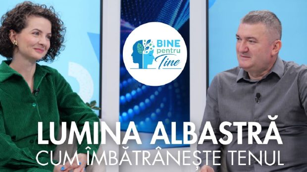 Dr. Daniela Diveică, la „Bine pentru tine”, despre cum ne „sapă” lumina albastră riduri pe gât și în jurul ochilor fără să ne dăm seama