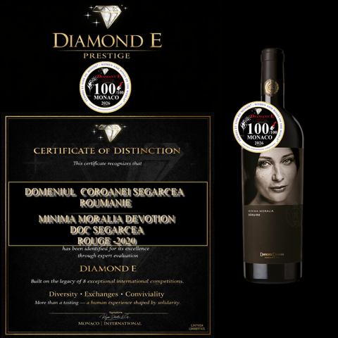 Două vinuri de la Domeniul Coroanei Segarcea, considerate perfecte la prestigioasa competiție Femmes et Vins du Monde din Monaco