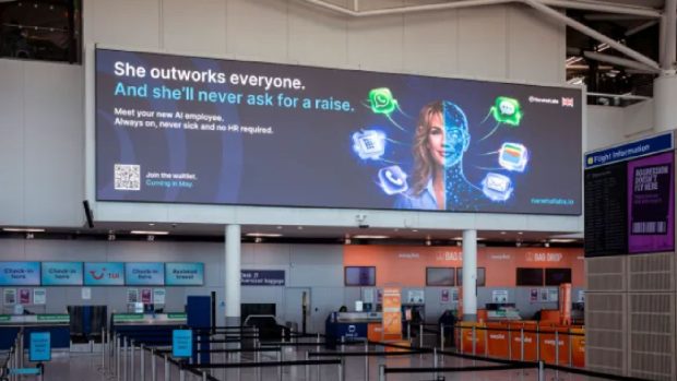 Reclama apărută la aeroport care ar trebui să ne îngrijoreze pe toți, în Marea Britanie: „Ea muncește mai mult decât oricine. Și nu va cere niciodată o mărire de salariu”