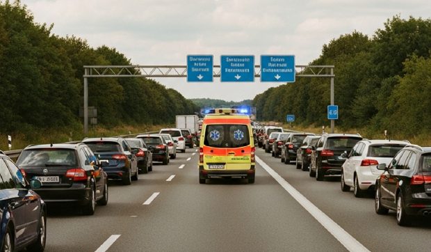 Parlamentul discută introducerea oficială a „culoarului de salvare” pentru vehiculele de urgență în Codul Rutier