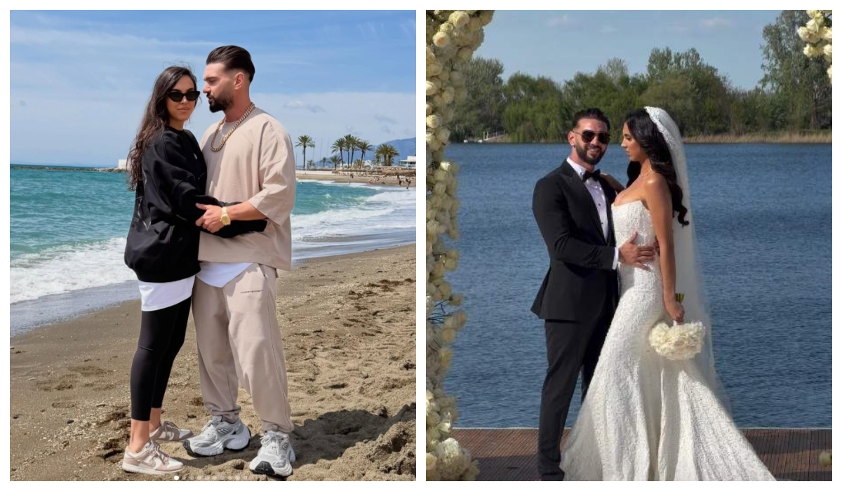 Cum a arătat cea de-a doua rochie de mireasă a soției lui Dorian Popa. Andreea i-a surprins pe invitați în ziua cea mare