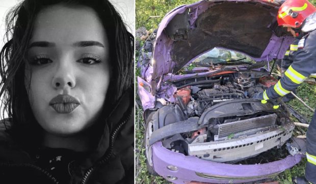 Ea este Erika, tânăra moartă în mașina decapotabilă distrusă de prietena ei în accidentul de la Prundu, în Giurgiu