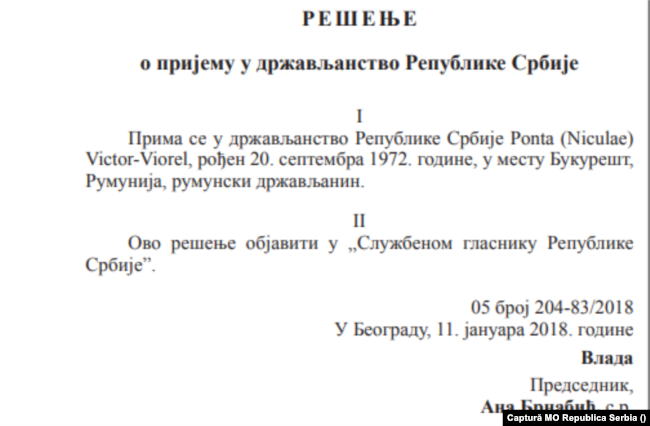 Pe lângă cetățenia sârbă, Victor Ponta ar deține și cetățenia turcă. El neagă, dar acte oficiale îl prezintă ca fiind „cetățean al Republicii Turcia” EXCLUSIV