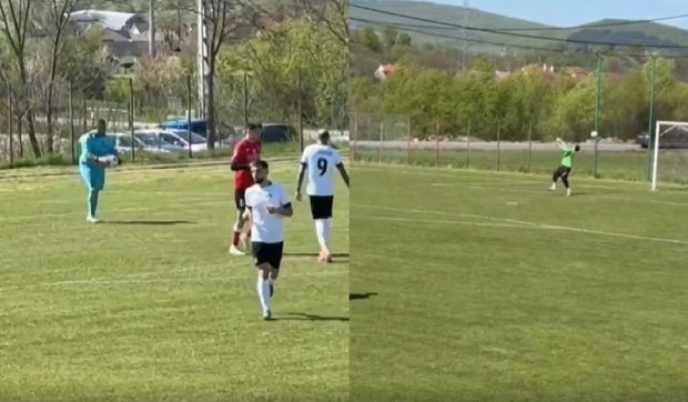 Portarul de la Atletico Monor din Liga 4 a dat gol de la 90 de metri în meciul cu Viitorul Livezile, în Bistrița-Năsăud