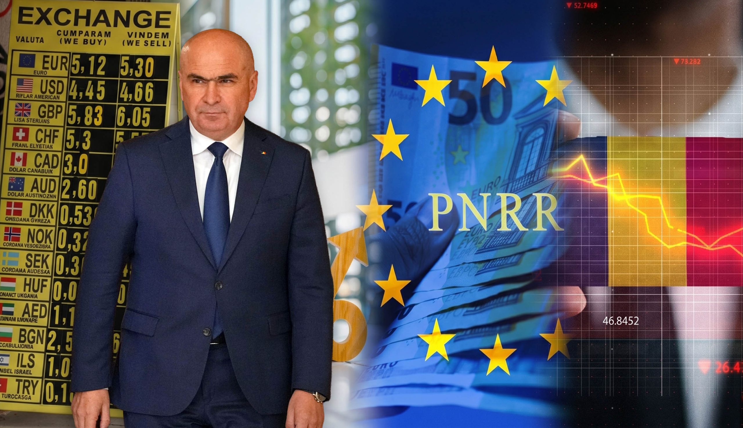 Riscurile economice la care se supune România în urma căderii guvernului Bolojan: scăderea leului, creșterea dobânzilor, pierderea banilor din PNRR, retrogradarea ratingului financiar