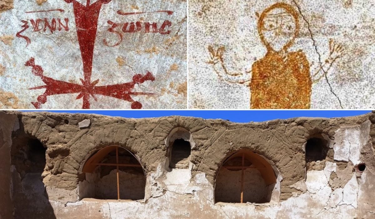 Poza pentru articolul O mănăstire creștină de peste 2000 de metri pătrați din secolele IV-VI după Hristos a fost descoperită în deșertul din Egipt