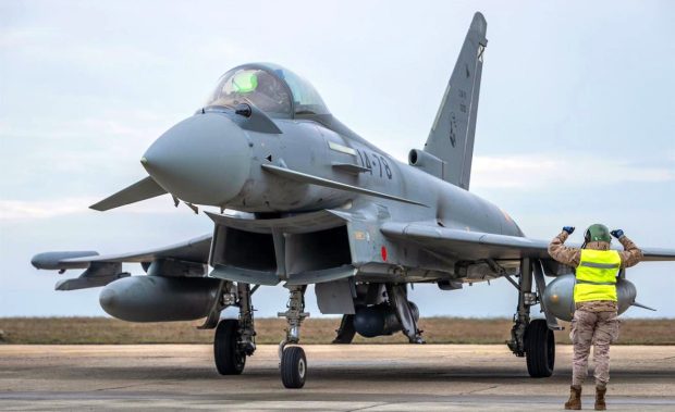 MApN explică motivul pentru care avioanele Eurofighter nu au doborât drona rusească cu explozibil în Galați