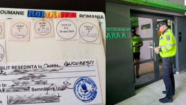Polițiștii locali din Chiajna au verificat din ușă în ușă adresele elevilor de clasa zero. Viza de flotant i-a dat de gol