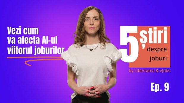 5 știri eJobs: 68.000 de locuri de muncă noi în 2026, dar mai mult pentru tineri. București, Brașov și Iași conduc topul angajărilor