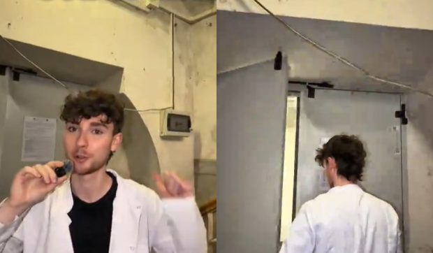 Student român explorează rețeaua subterană impresionantă a spitalului Policlinico Umberto I din Roma