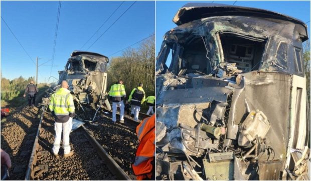 Un camion al armatei a fost lovit de un tren de mare viteză, în Franța: un mort și 27 de răniți