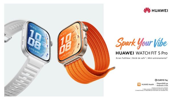 Seria HUAWEI WATCH FIT 5. Poartă la încheietură un partener digital cool care știe ce înseamnă fitness-ul și mișcarea sănătoasă