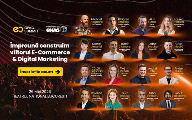 GPeC SUMMIT 26 Mai 2026: Conferință de top, expoziție și networking pentru liderii E-Commerce și Digital Marketing