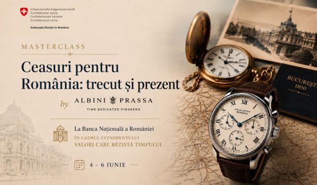 Descoperă povestea ceasurilor româno-elvețiene la un masterclass unic găzduit de BNR