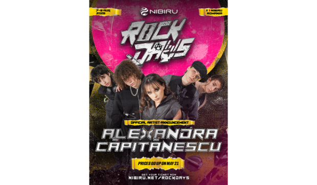 Alexandra Căpitănescu aduce energia Eurovision pe scena ROCK DAYS de la NIBIRU