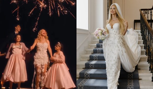 Imagine Stire Cum arată cele patru rochii de mireasă purtate de Andreea Bălan la nunta cu Victor Cornea. Apariția de la miezul nopții i-a lăsat fără cuvinte pe invitați | 2review.ro