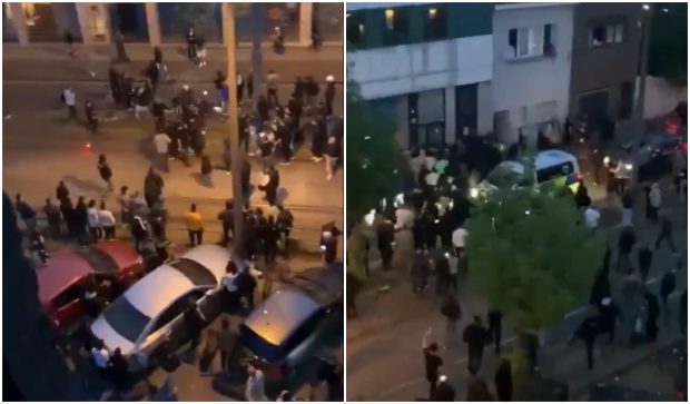 Sute de oameni au transmis în direct arestarea unui român de 25 de ani care a ucis un marocan, cu o seară înainte: „Îl recunoaștem și noi ca martir în ochii lui Allah”