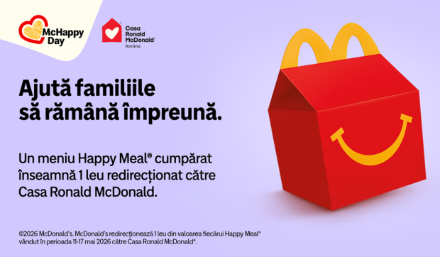 McHappy Day 2026®: fapte bune care țin familiile împreună